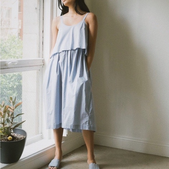 Selva Negra Dresses & Skirts - Selva / Negra %100 Cotton Minato Dress Periwinkle Size 6